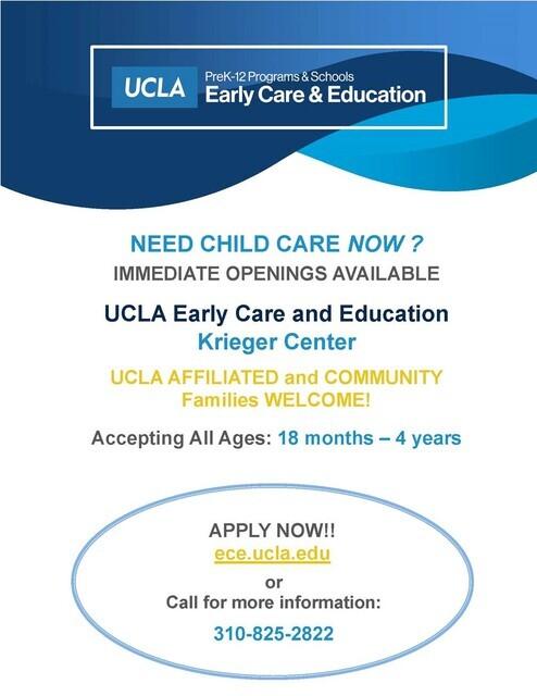 Ucla Infant Development Program Holmby News 10-8-21 | Holmby Westwood Property Owners Association